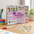 ALVENZA Velcro Activity Book for Kids – Interactive Learning Fun for 4+