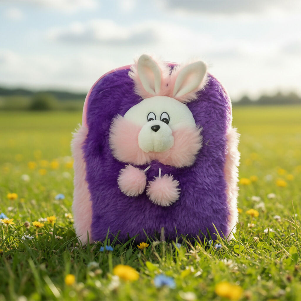 ALVENZA Animal Face Kids Backpack – Soft Plush & Lightweight Bag for Toddlers