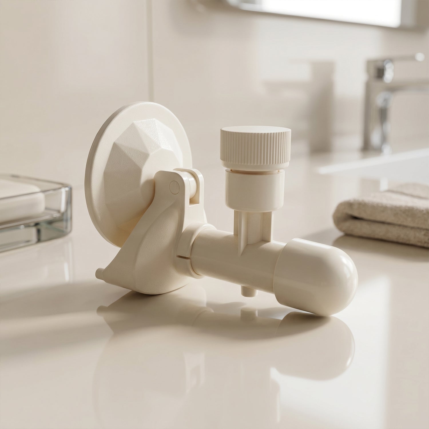 ALVENZA Liquid Soap Dispenser – Wall-Mount with Strong Suction Cup
