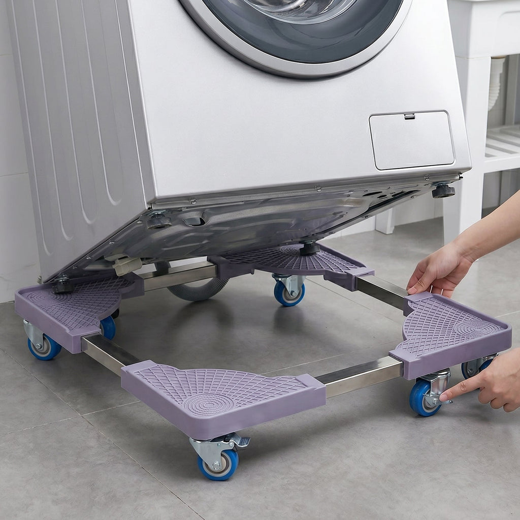 Adjustable Appliance Stand Easy Move & Stable Support for Home Appliances - Front View