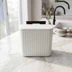 Kitchen Dustbin with Lid Compact 25x22 cm for Small Spaces - Detail View 8