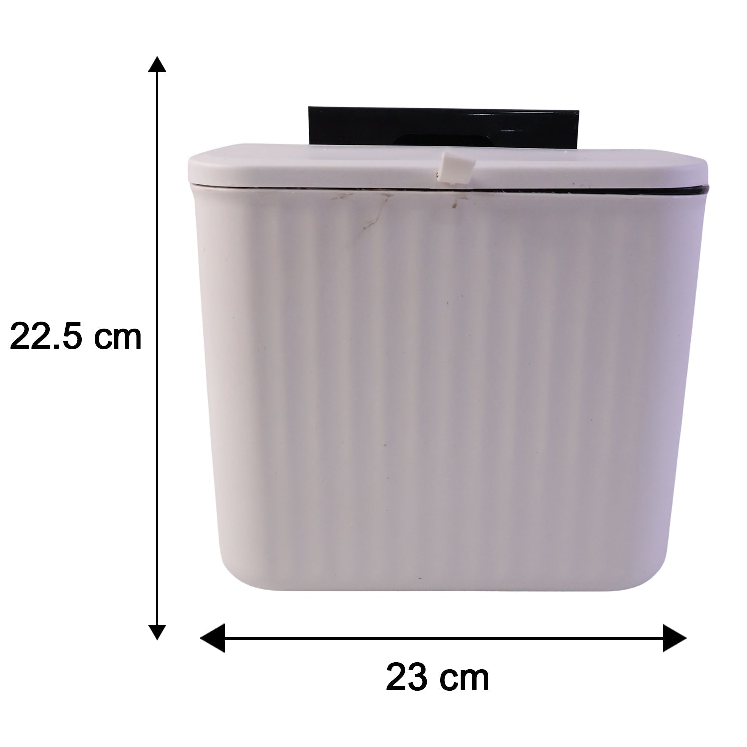Kitchen Dustbin with Lid Compact 25x22 cm for Small Spaces - Detail View 7