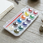 Watercolour Paint Set for Kids Vibrant Colors & Portable Design - Front View