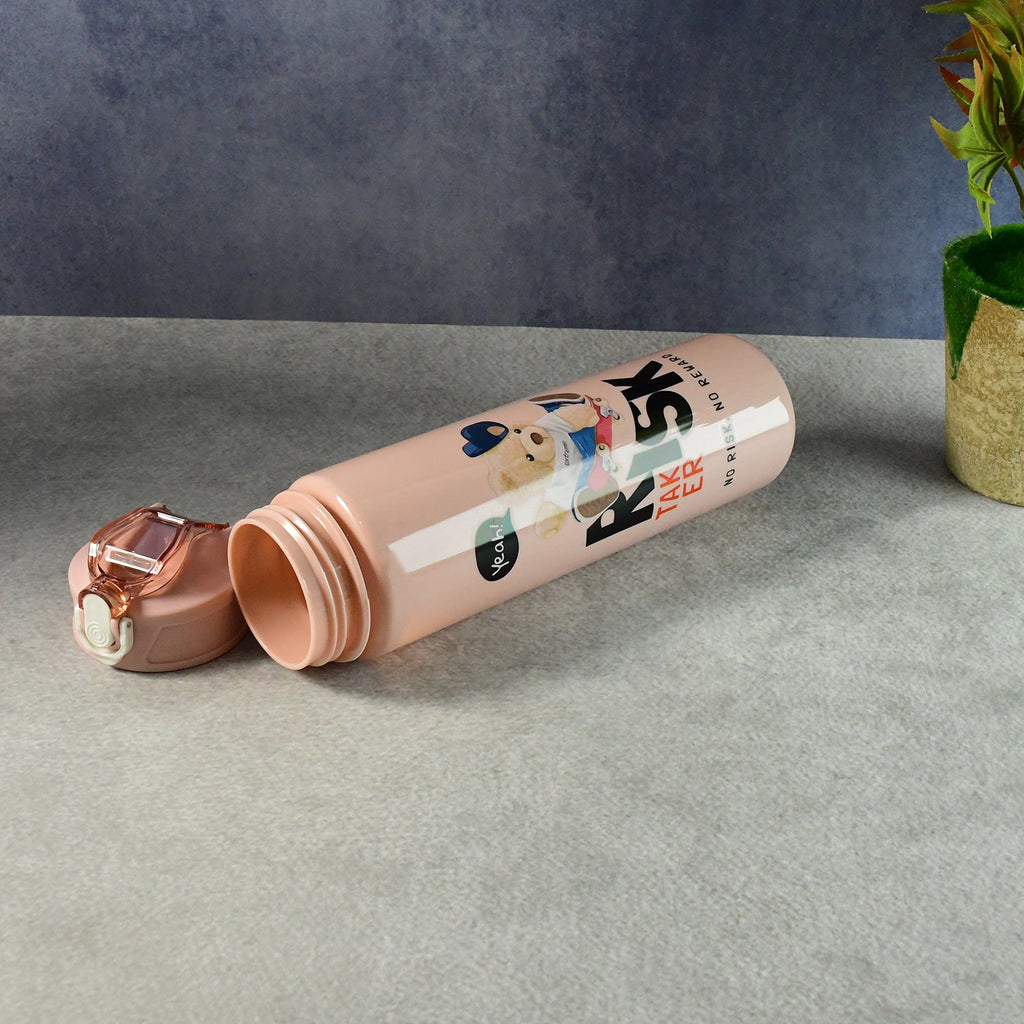 ALVENZA Cartoon Printed Water Bottle Set – Leakproof Multi-Size Trio