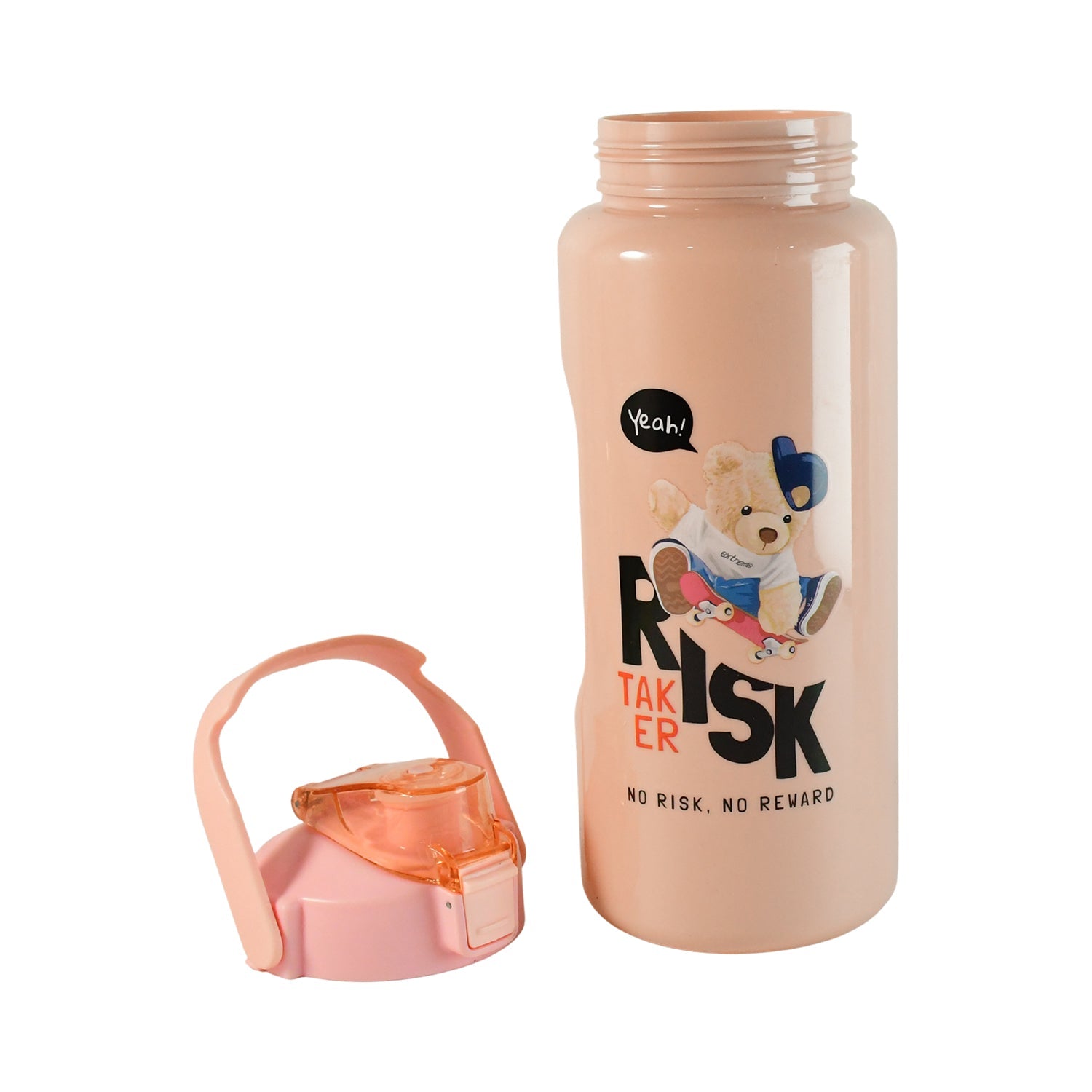 ALVENZA Cartoon Printed Water Bottle Set – Leakproof Multi-Size Trio