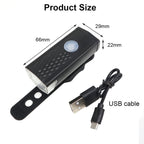 ALVENZA Bicycle Headlight – 400 Lumen USB Rechargeable | Indo Glow