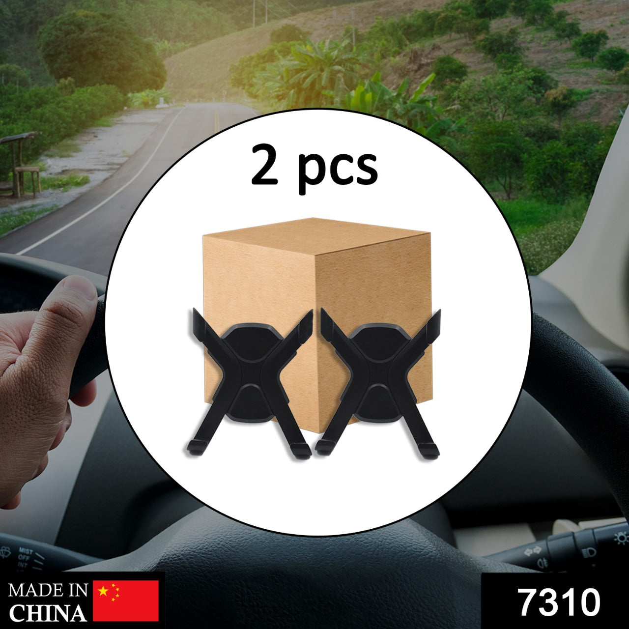 ALVENZA Car Phone Holder – Air Vent Mount (2-Pack) | Velvet Wheels