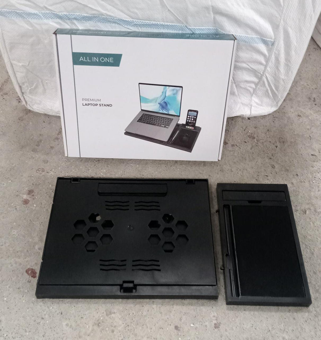 ALVENZA Foldable Laptop Stand – Ergonomic & Portable for Desks | Desk Crew