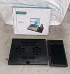 ALVENZA Foldable Laptop Stand – Ergonomic & Portable for Desks | Desk Crew
