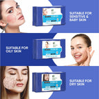 Gentle Face Wipes for All Skin Types 4x25 Pcs | Beautiful Basics - Detail View 5
