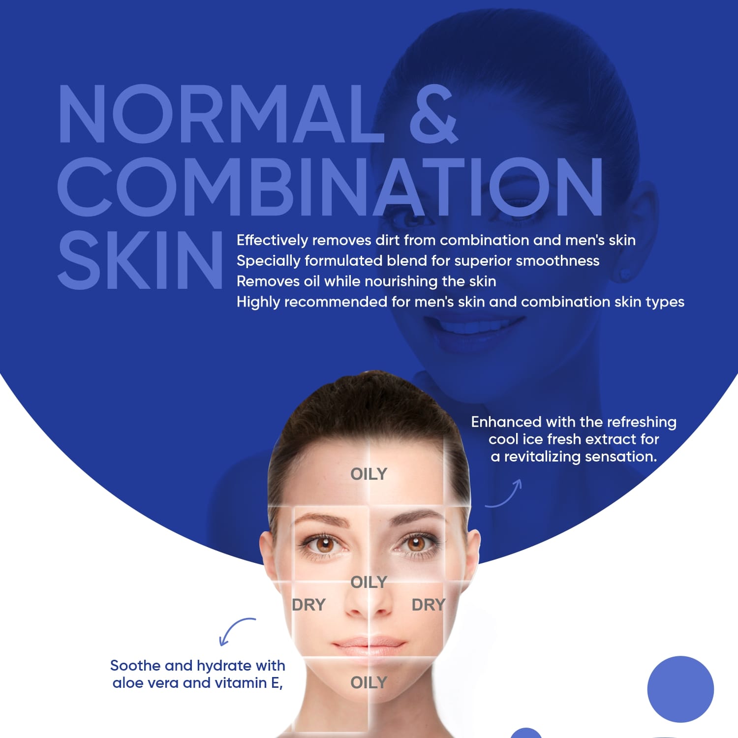 Oily Skin Face Wipes Refreshing Cleansing | Beautiful Basics (2x50) - Detail View 5