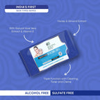Oily Skin Face Wipes Refreshing Cleansing | Beautiful Basics (2x50) - Detail View 6