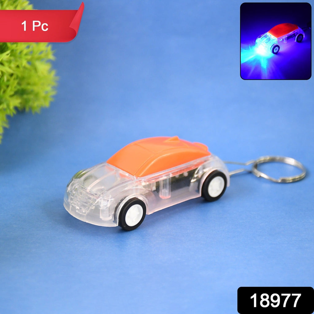 ALVENZA Mini Car LED Keychain Light – Bright Flashing Headlights Toy
