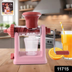 ALVENZA Manual Juicer with Vacuum Lock Base – Efficient Fruit & Vegetable Juicing