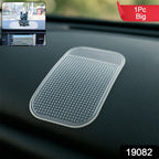 ALVENZA Transparent Non-Slip Silicone Dashboard Mat - Large Size Grip