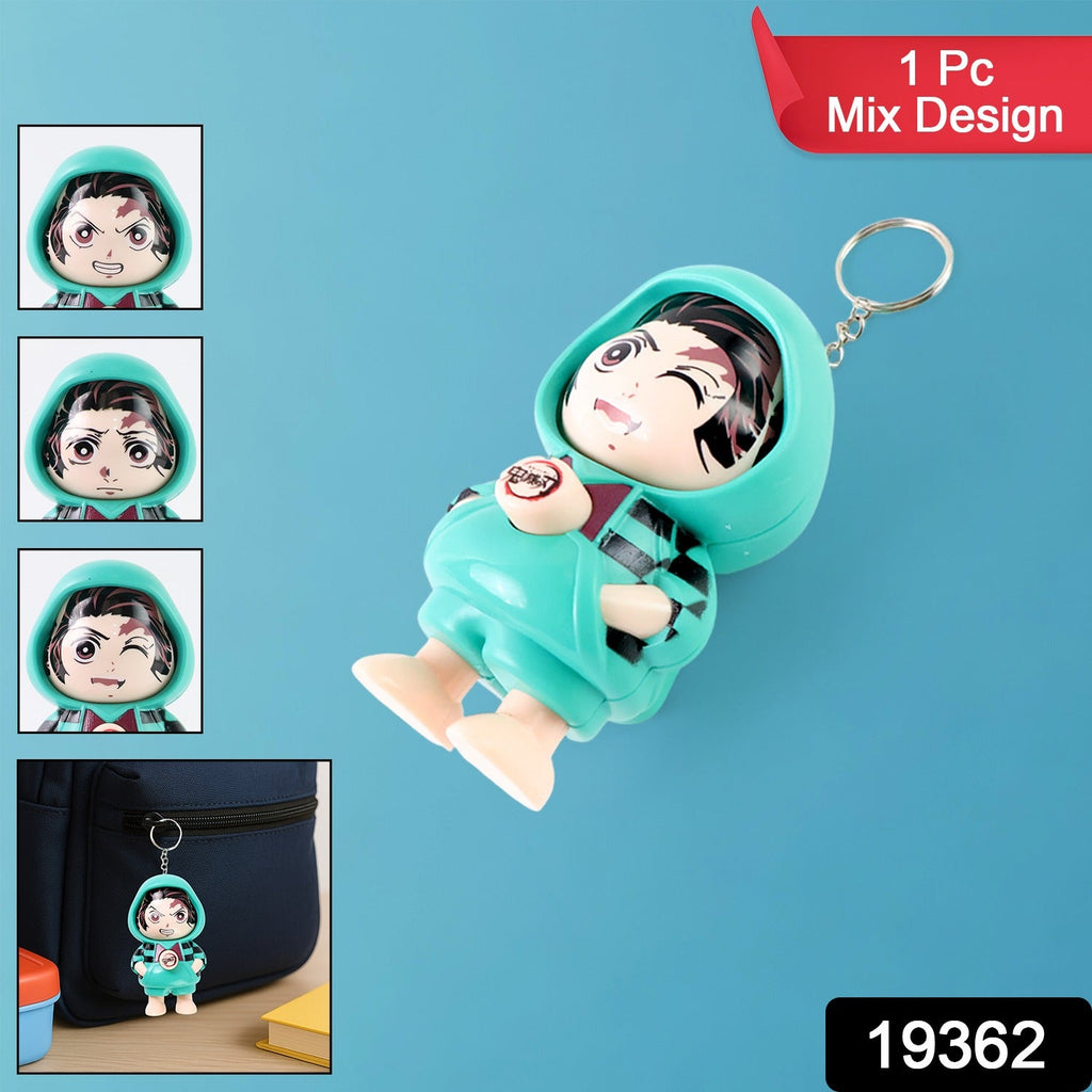 ALVENZA Cartoon Character Keychain – Durable PVC Cute Mini Figure