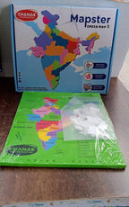 ALVENZA India Map Puzzle – Educational EVA Foam Game for Kids