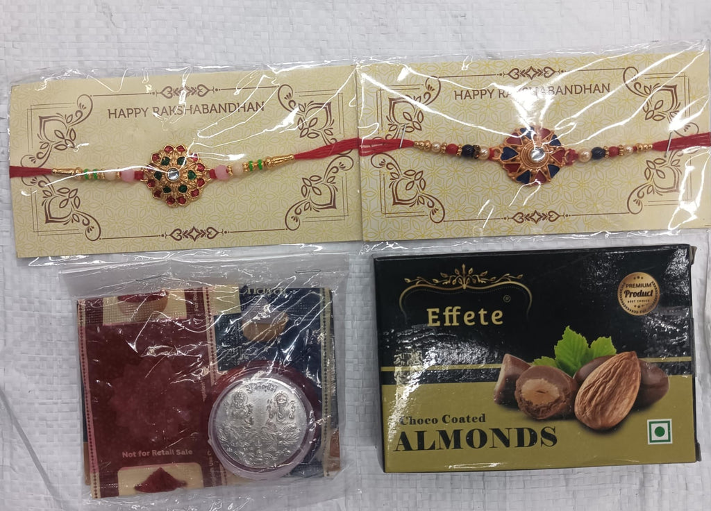 ALVENZA Multicolor Rakhi - Chocolate Gift Set for Brother Combo | Raksha Bandhan | Gift Set