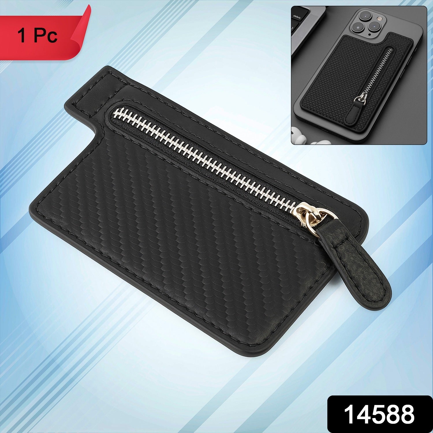 ALVENZA Adhesive Phone Card Holder – Wallet & Stand for Smartphones