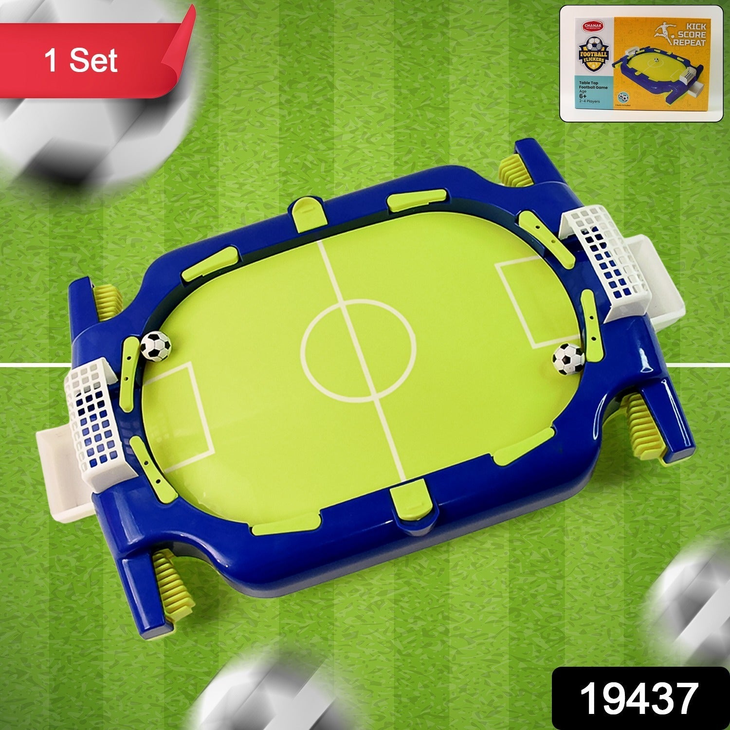 ALVENZA Tabletop Football Flickers Game – Interactive Indoor Soccer Fun