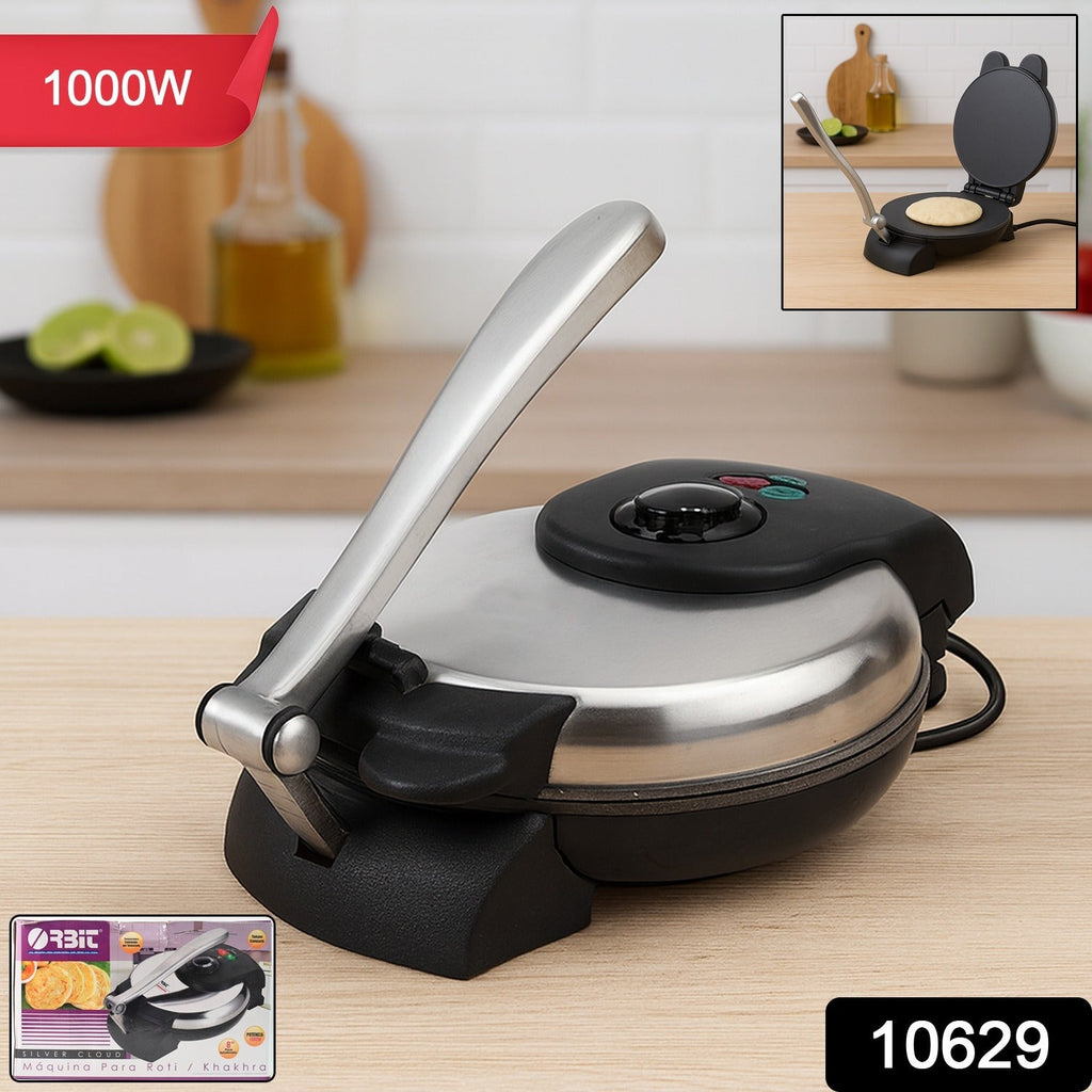 ALVENZA Roti Maker – 1000W Stainless Steel for Soft & Crispy Flatbreads