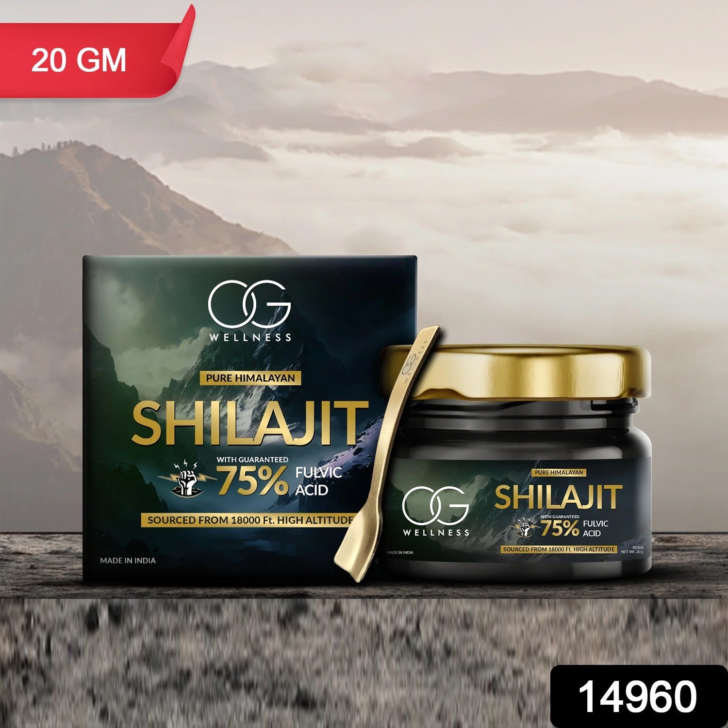 Pure Himalayan Shilajit Resin – Natural Energy & Immunity Booster