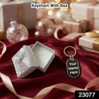 ALVENZA Customize Metal Keychain – Elegant Gift Box Included for Presents