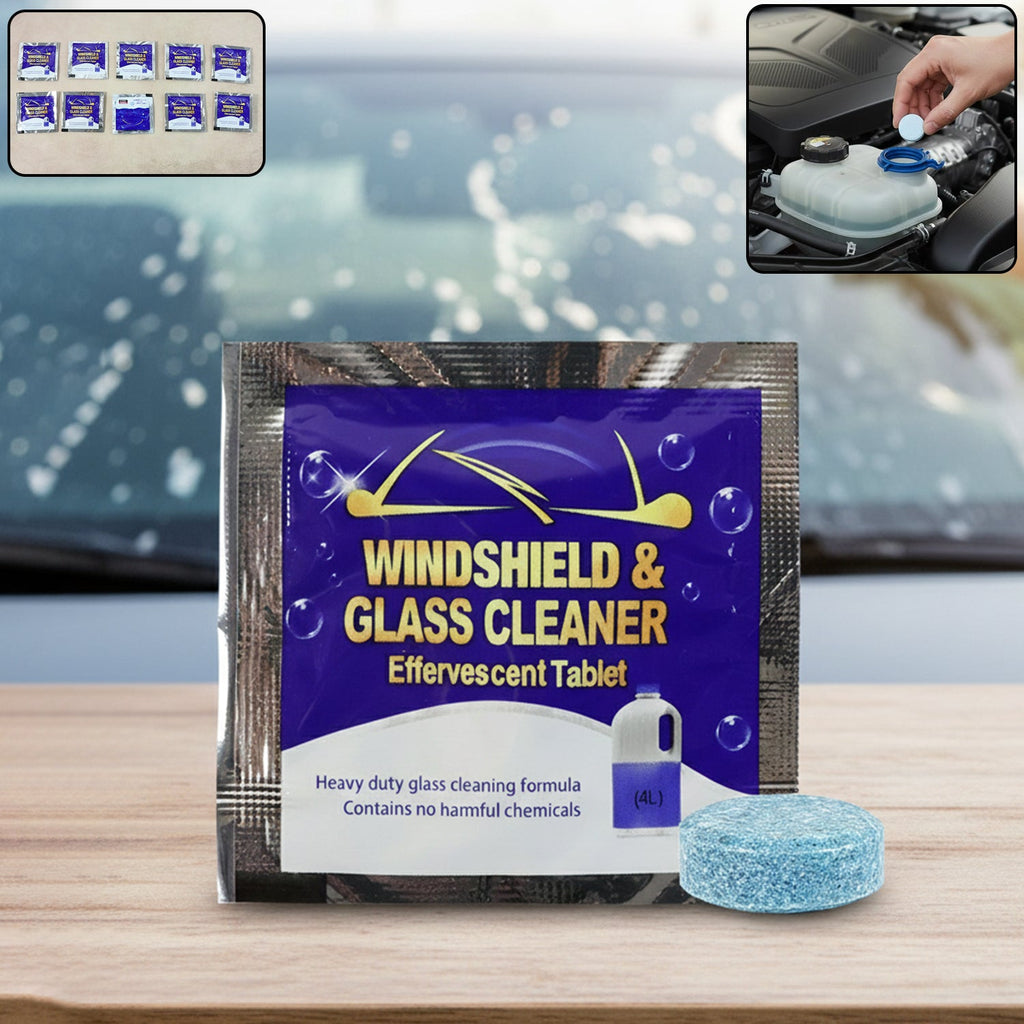 ALVENZA Car Wiper Detergent Tablets – Pack of 10 for Clear Windshield