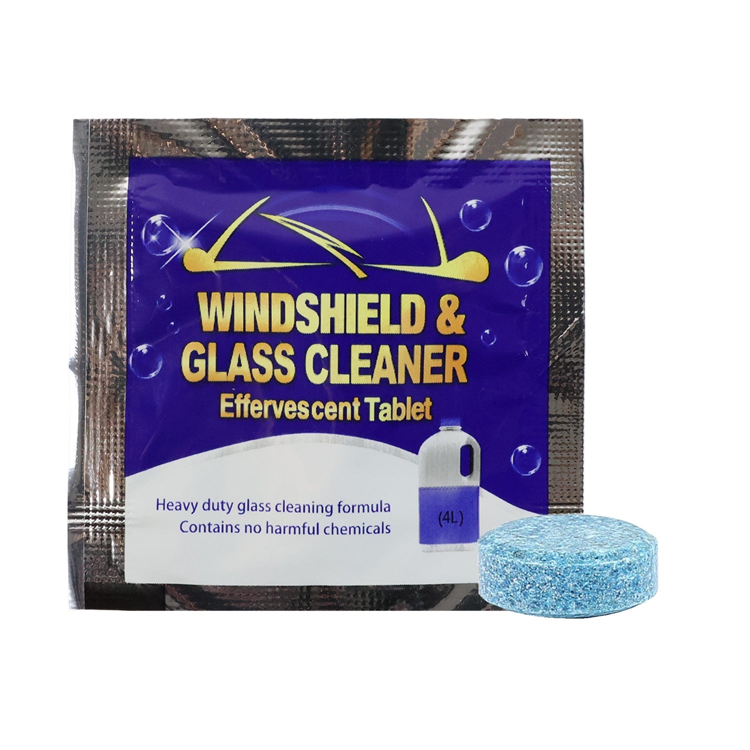 ALVENZA Car Wiper Detergent Tablets – Pack of 10 for Clear Windshield