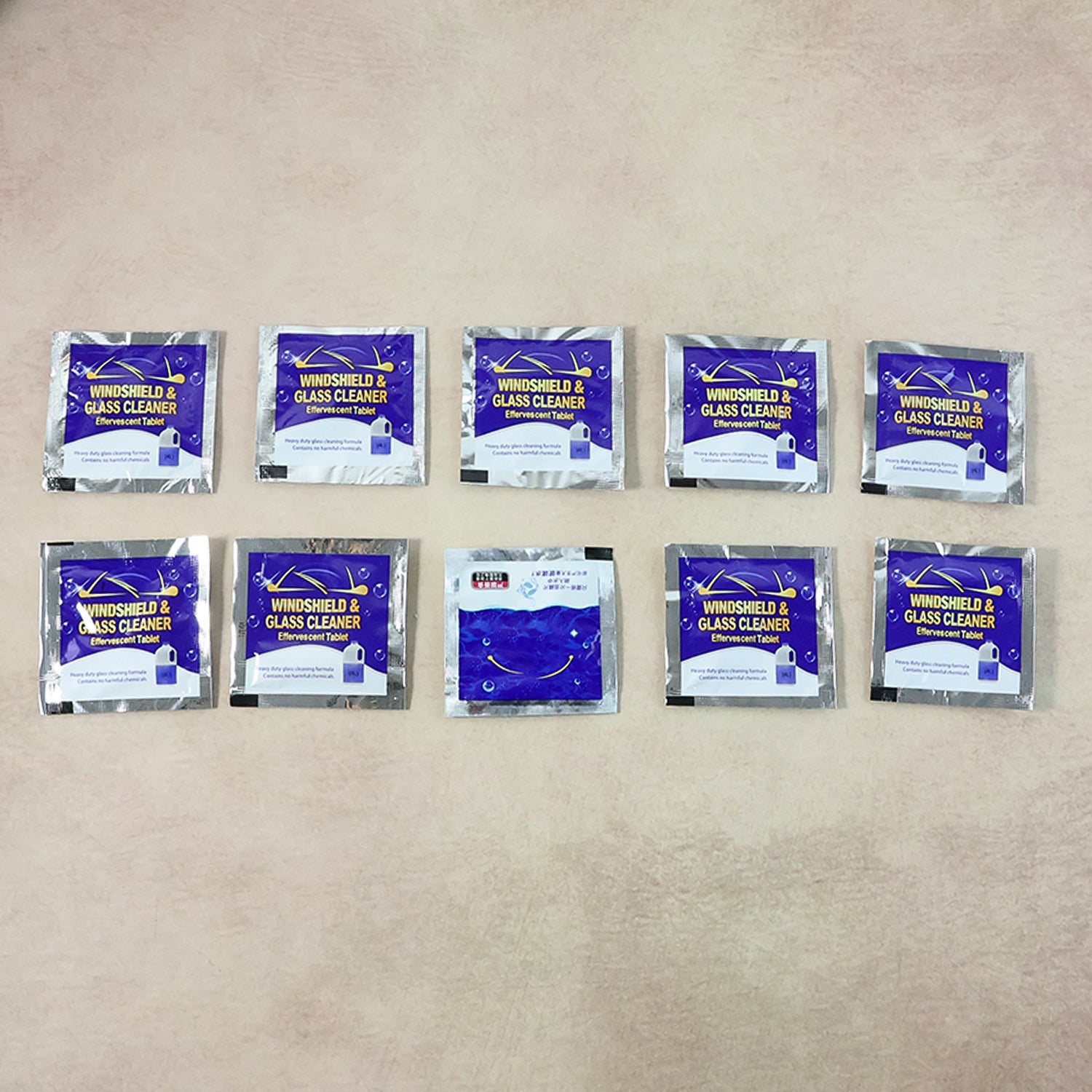 ALVENZA Car Wiper Detergent Tablets – Pack of 10 for Clear Windshield