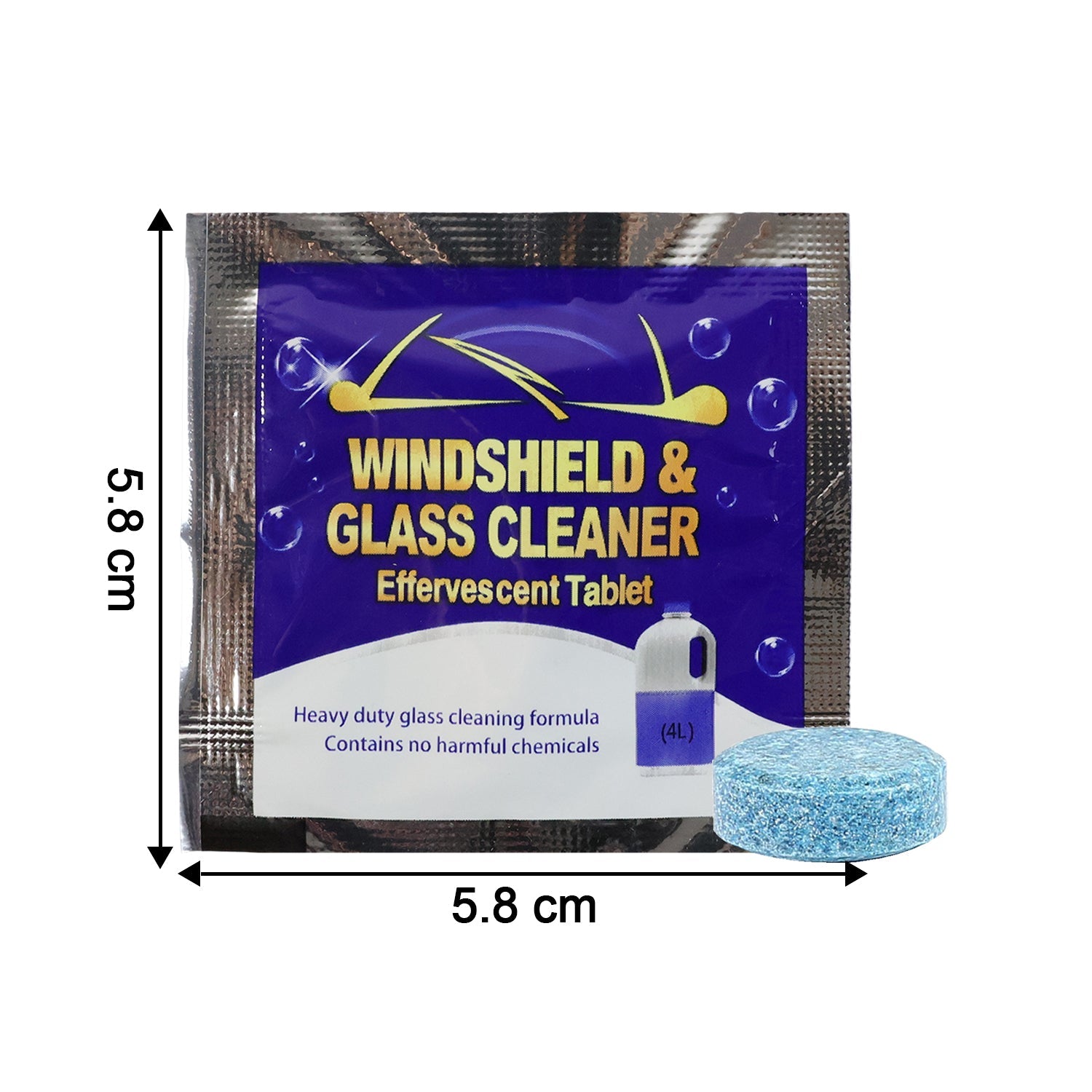 ALVENZA Car Wiper Detergent Tablets – Pack of 10 for Clear Windshield