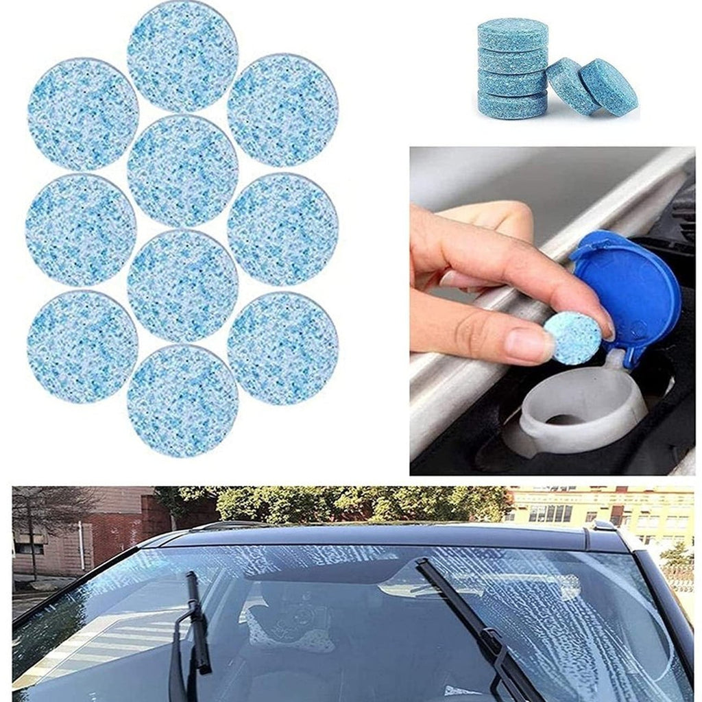 ALVENZA Car Windshield Cleaner Tablets – Effective Water-Repellent Formula