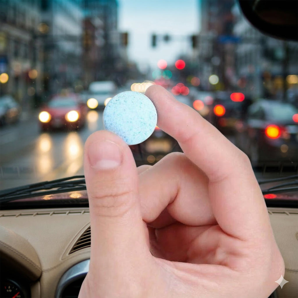 ALVENZA Car Windshield Cleaner Tablets – Effective Water-Repellent Formula
