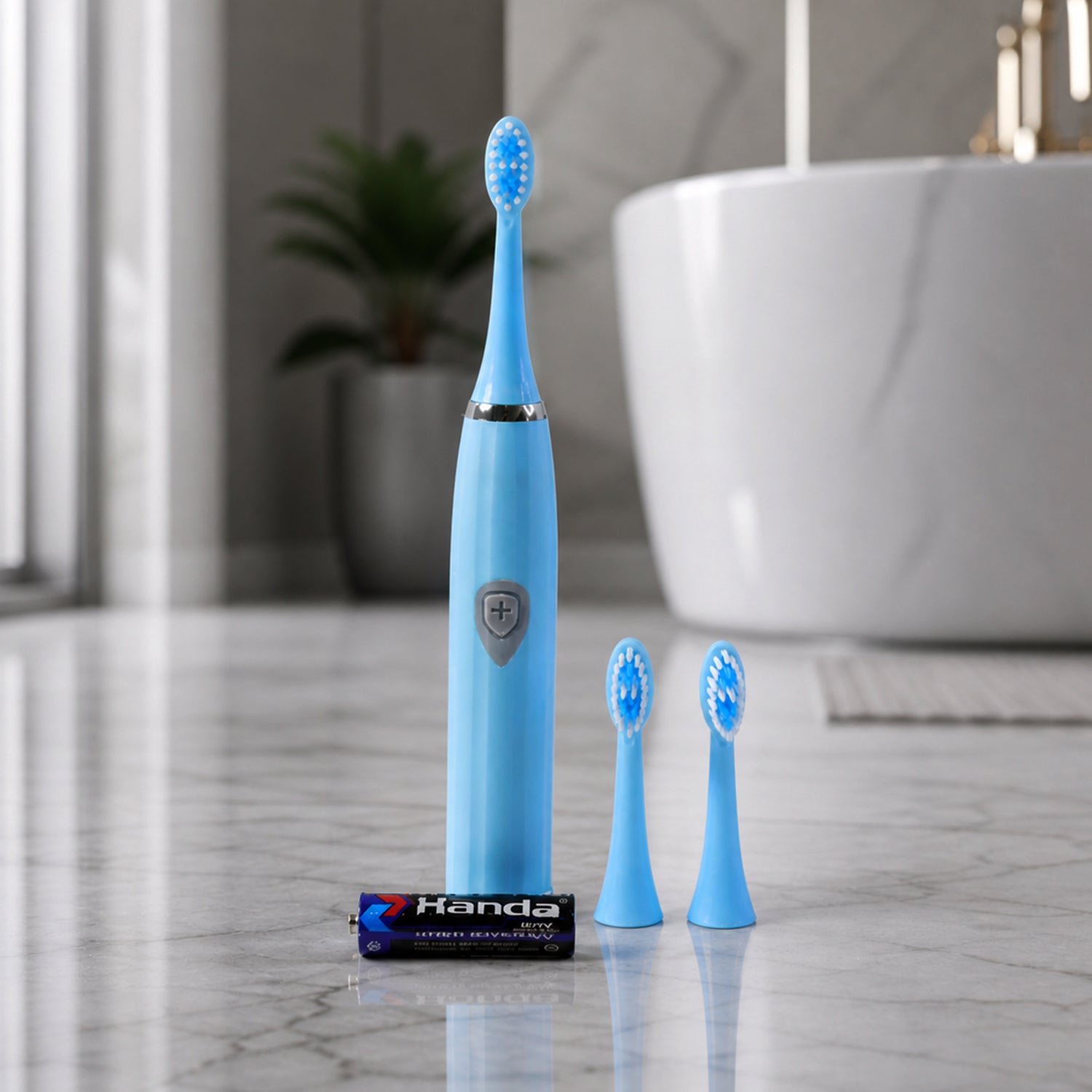 Battery Operated Electric Toothbrush Portable Oral Care | BrushedUp - Detail View 8