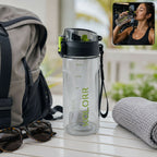 ALVENZA KOLORR Leakproof Sports Sipper Water Bottle with Straw & Lock Lid (630ML)