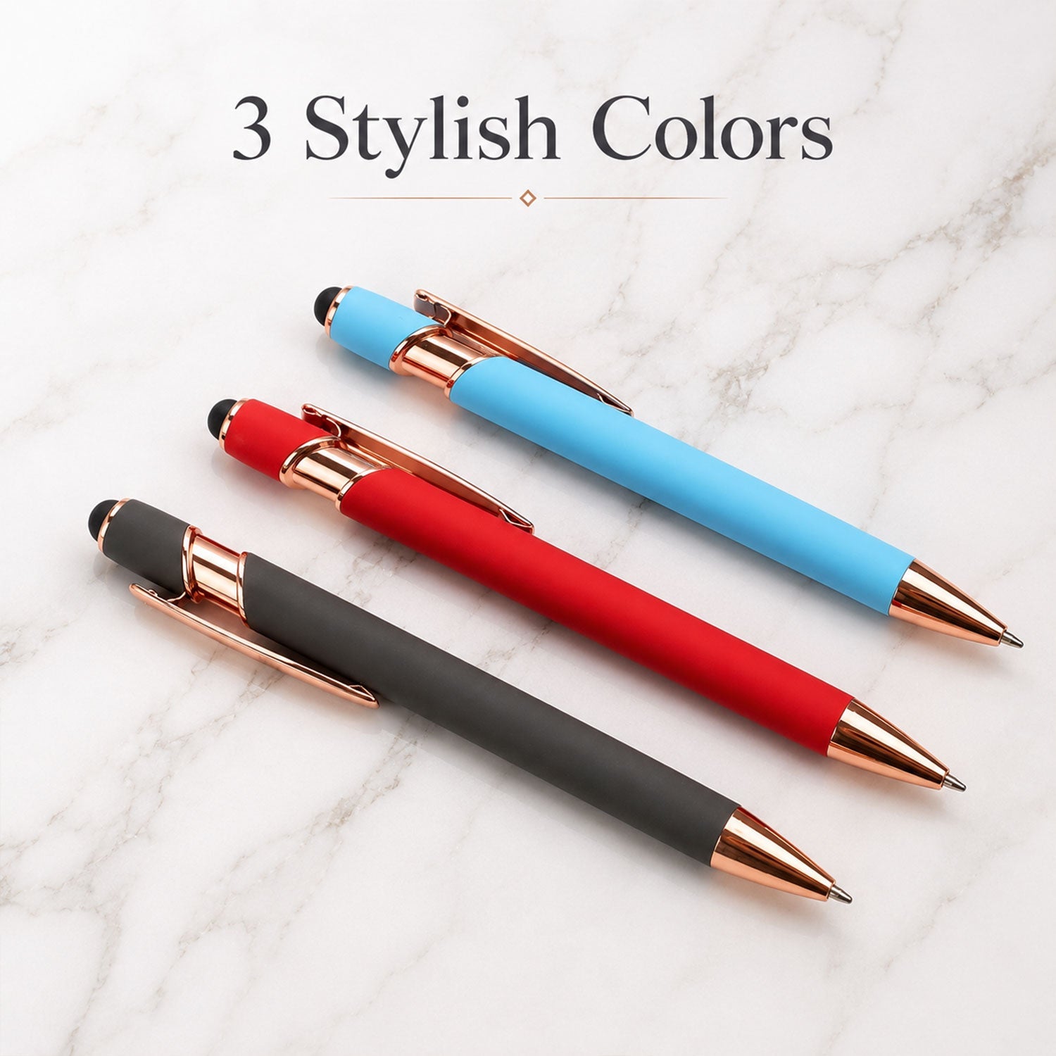 Mix Color Ballpoint Pen Smooth Ink Flow & Vibrant Colors for Daily Writing - Front View