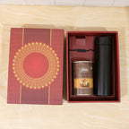 ALVENZA Customize Black Rakhi - Elegant Gift for Brothers with Chocolate & Bottle