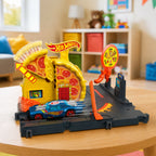 ALVENZA Hot Wheels City Playset – Exciting Race & Delivery Tracks