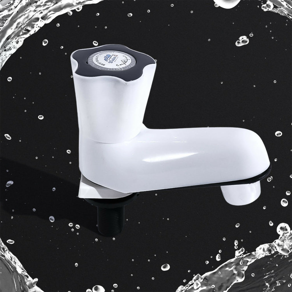 ALVENZA Plastic Water Tap - Durable Short Body with Leak-Proof Flow