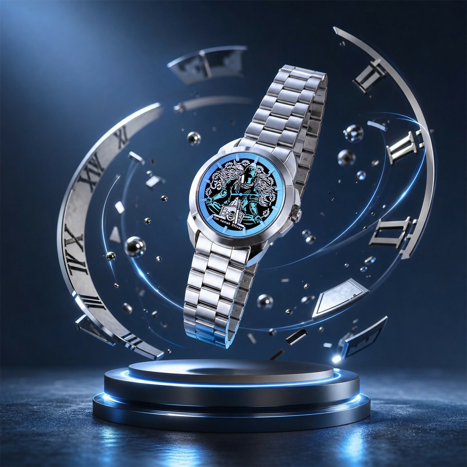 Mahadev Kedarnath Temple Analog Watch – Stylish devotional accessory