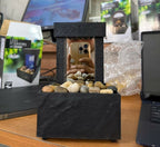 ALVENZA Indoor Water Fountain – Calming Cascading Pebbles & Modern Design