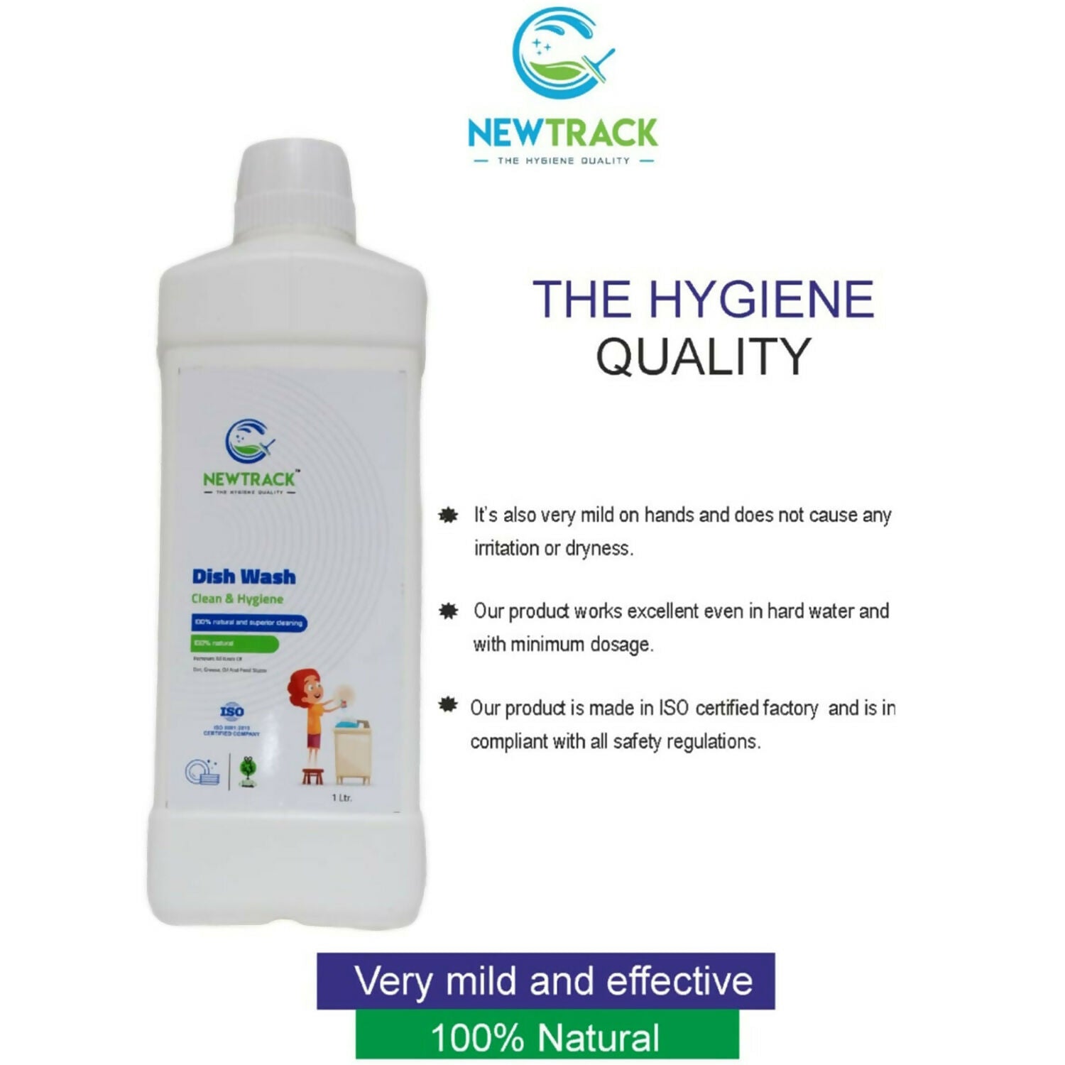 Dish Wash Liquid – Tough on Grease, Gentle on Hands, 500ml & 1000ml