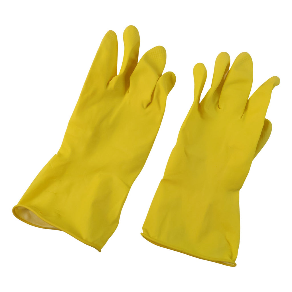 Waterproof Rubber Gloves Durable & Reusable for Household Tasks - Detail View 5