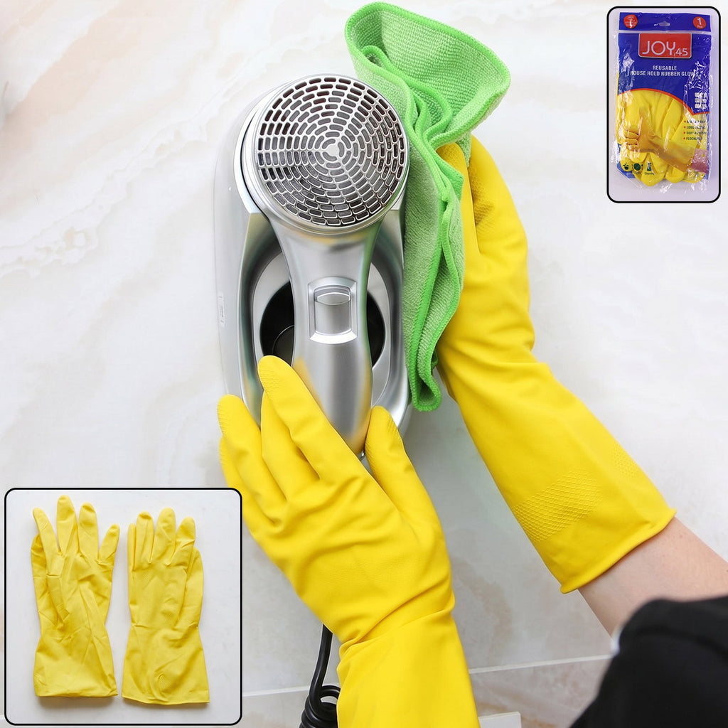 Waterproof Cleaning Rubber Gloves Reusable & Durable for Household Tasks