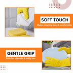 Waterproof Cleaning Rubber Gloves Reusable & Durable for Household Tasks - Detail View 8