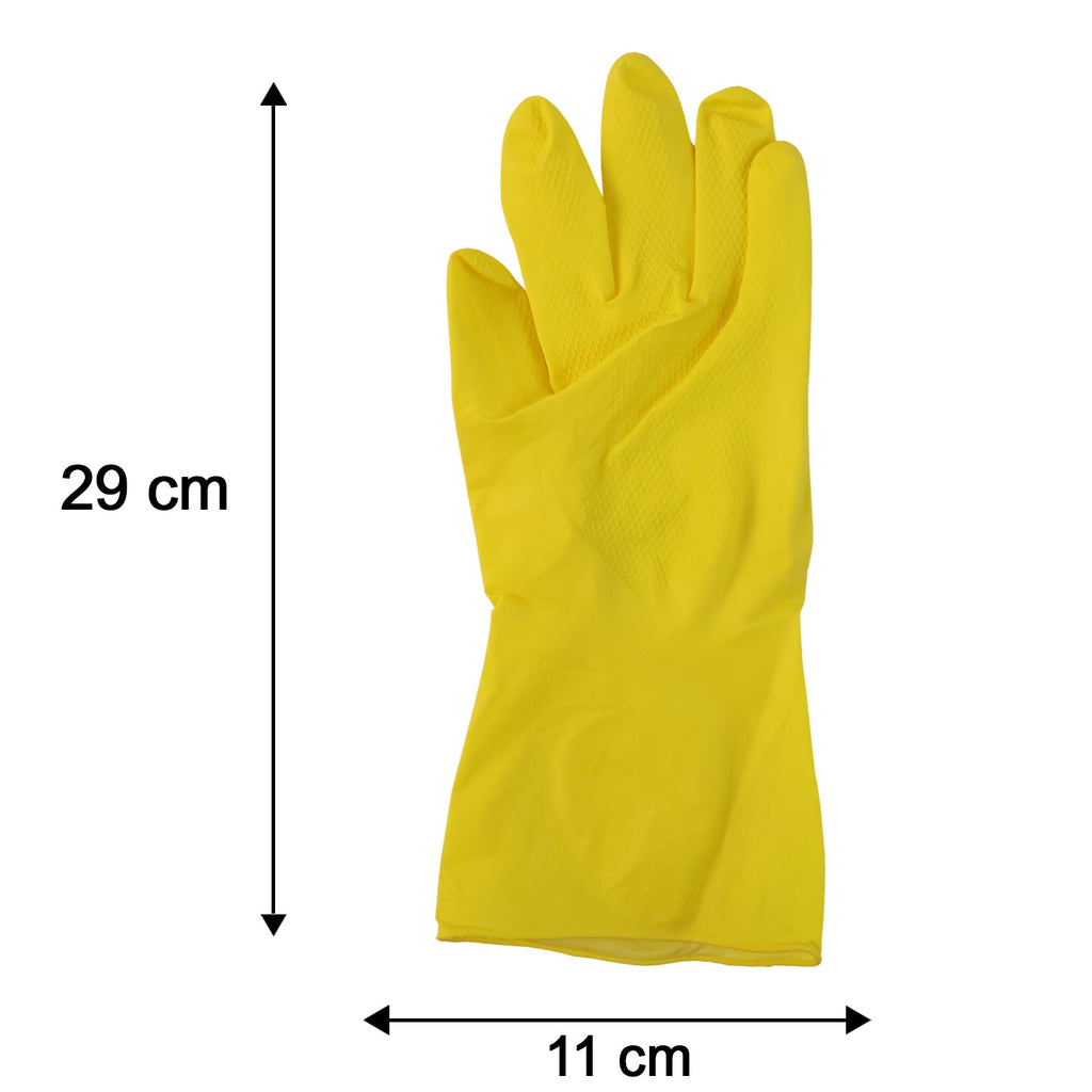Waterproof Cleaning Rubber Gloves Reusable & Durable for Household Tasks - Detail View 6