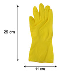 Waterproof Cleaning Rubber Gloves Reusable & Durable for Household Tasks - Detail View 6