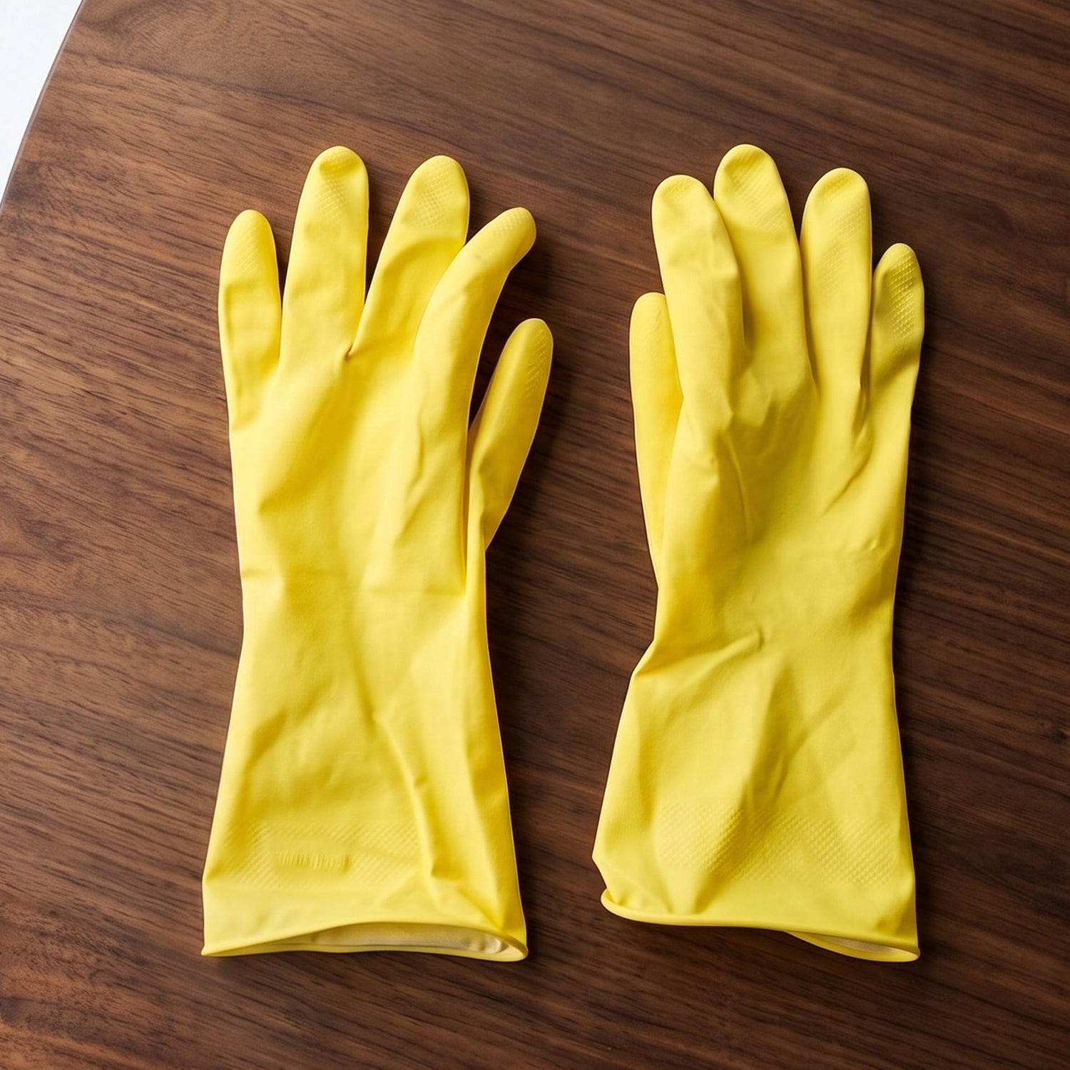 Waterproof Rubber Cleaning Gloves Durable & Reusable for Household Tasks - Detail View 8