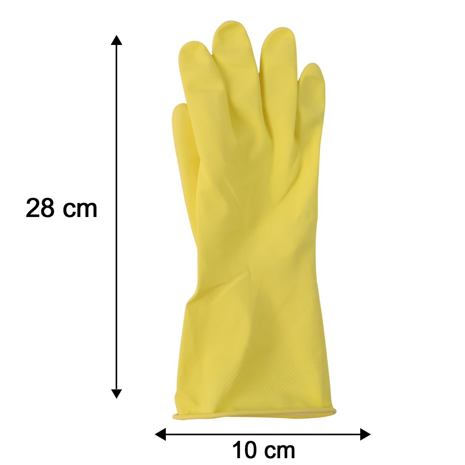 Waterproof Rubber Cleaning Gloves Durable & Reusable for Household Tasks - Detail View 6