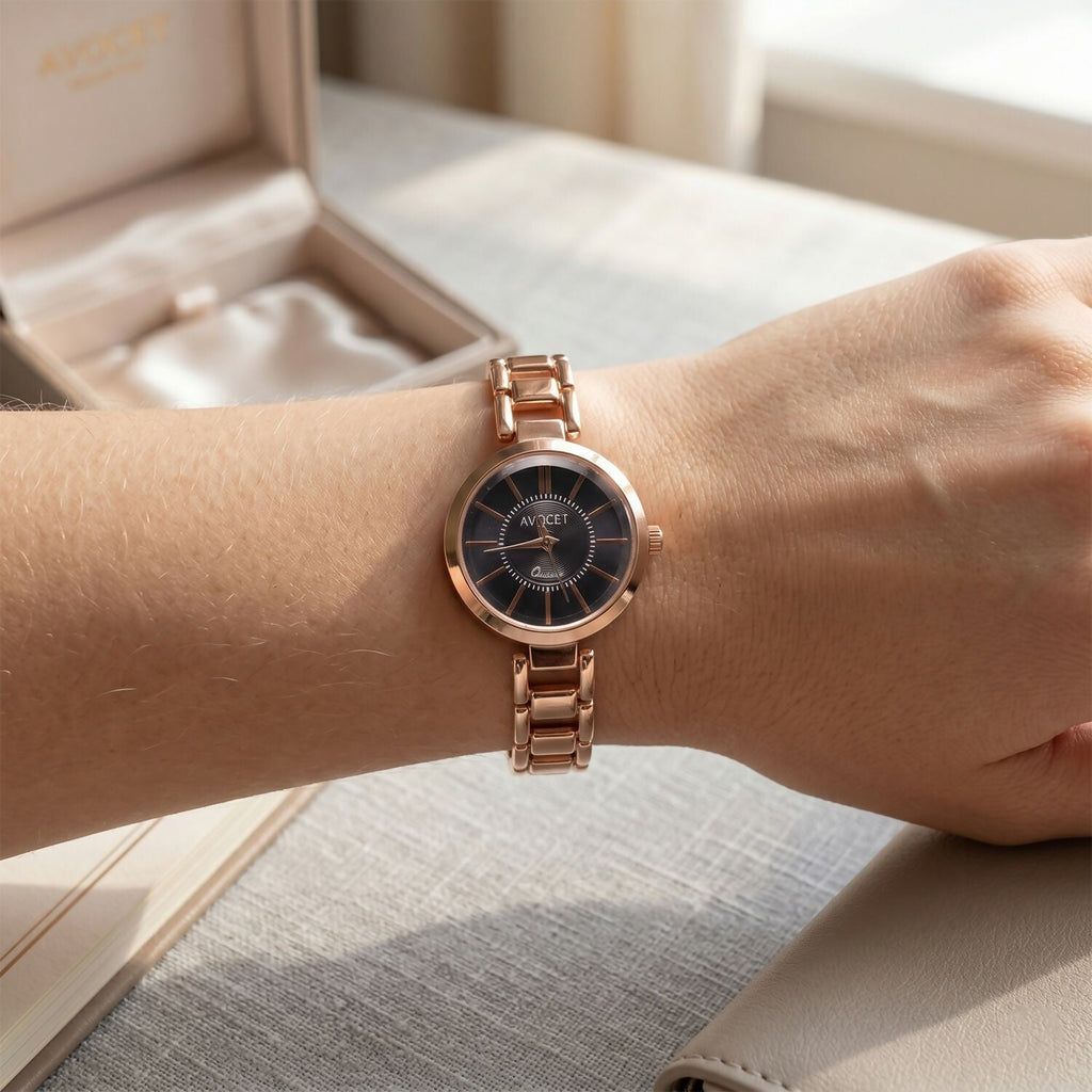 Rose Gold Bracelet Watch – Elegant and Stylish for Women